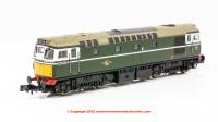 2D-013-003D Dapol Class 27 Diesel Locomotive number D5415 in BR Green livery with small yellow panel